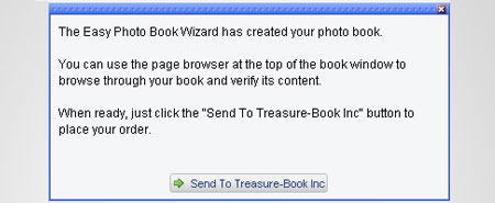 Send your photo book to Treasure-Books Printers