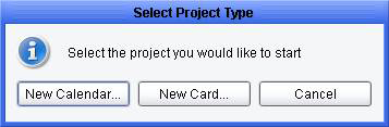 Select Project type